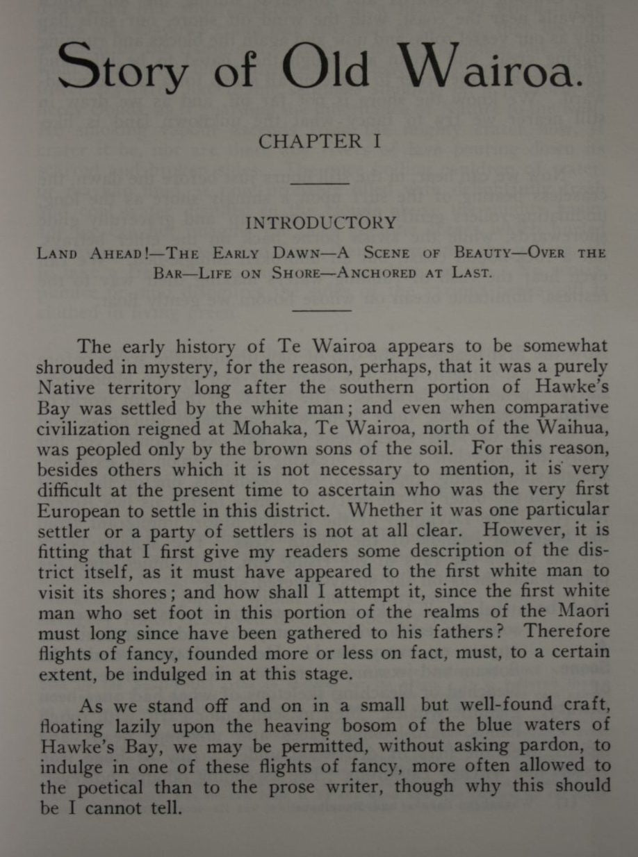 The Story of Old Wairoa and the East Coast District, North Island, New Zealand Or, Past, Present, and Future .A Record of Over Fifty Years' Progress By T. Lambert.