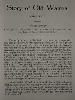 The Story of Old Wairoa and the East Coast District, North Island, New Zealand Or, Past, Present, and Future .A Record of Over Fifty Years' Progress By T. Lambert.