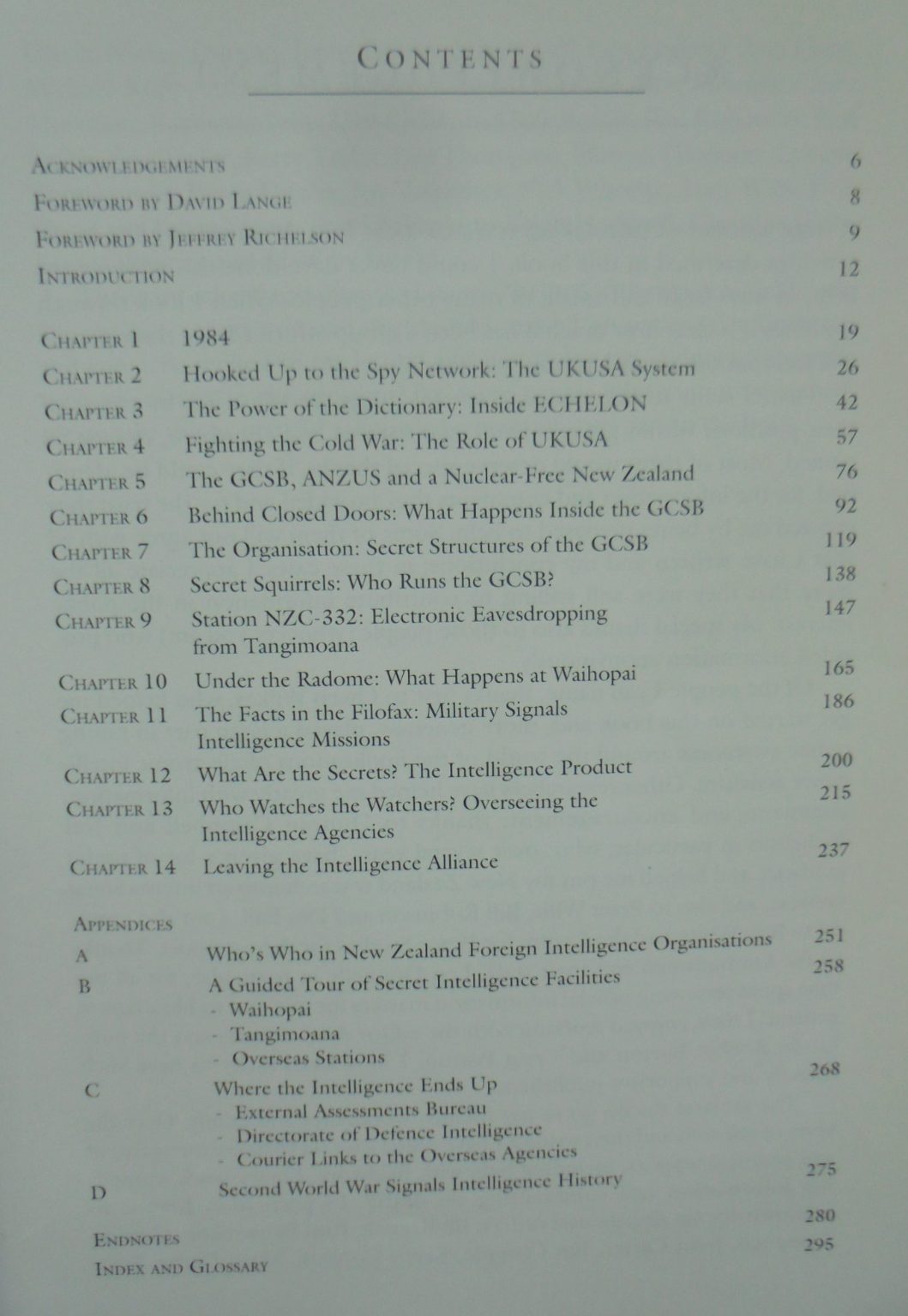 Secret Power New Zealand's Role in the International Spy Network By Nicky Hager.