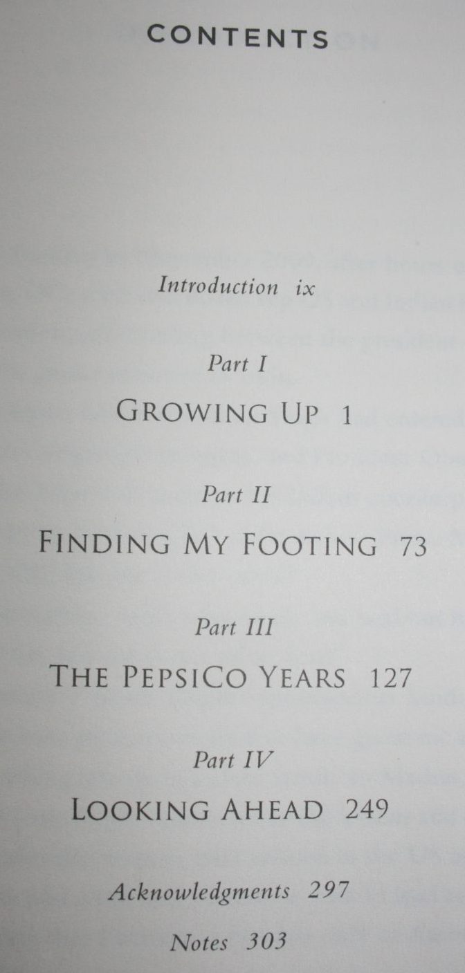 My Life in Full Work, Family and Our Future By Indra Nooyi.