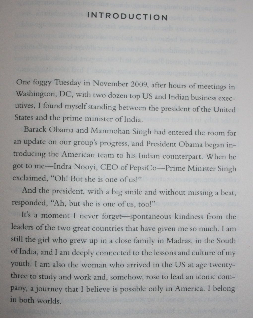 My Life in Full Work, Family and Our Future By Indra Nooyi.