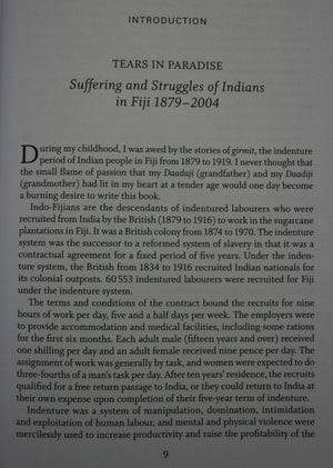 Tears in Paradise: Suffering and Struggles of Indians in Fiji 1879-2004. 3rd revised edition. By Rajendra Prasad