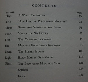 Ancient Voyages In Polynesia. 1963 first edition. by Andrew Sharp.