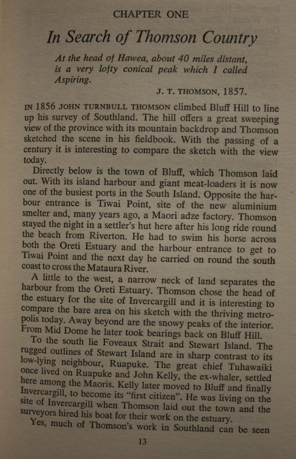 Mr. Surveyor Thomson: Early Days in Otago and Southland by John Hall-Jones.