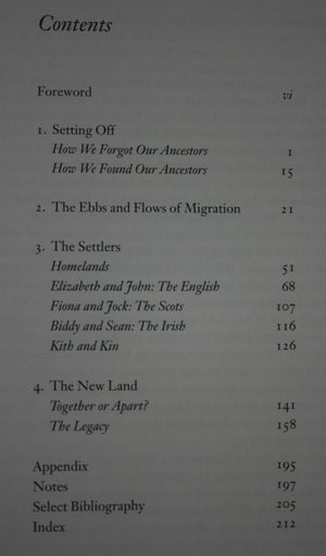 Settlers New Zealand Immigrants from England, Ireland and Scotland 1800-1945 By Jock Phillips, Terry Hearn.