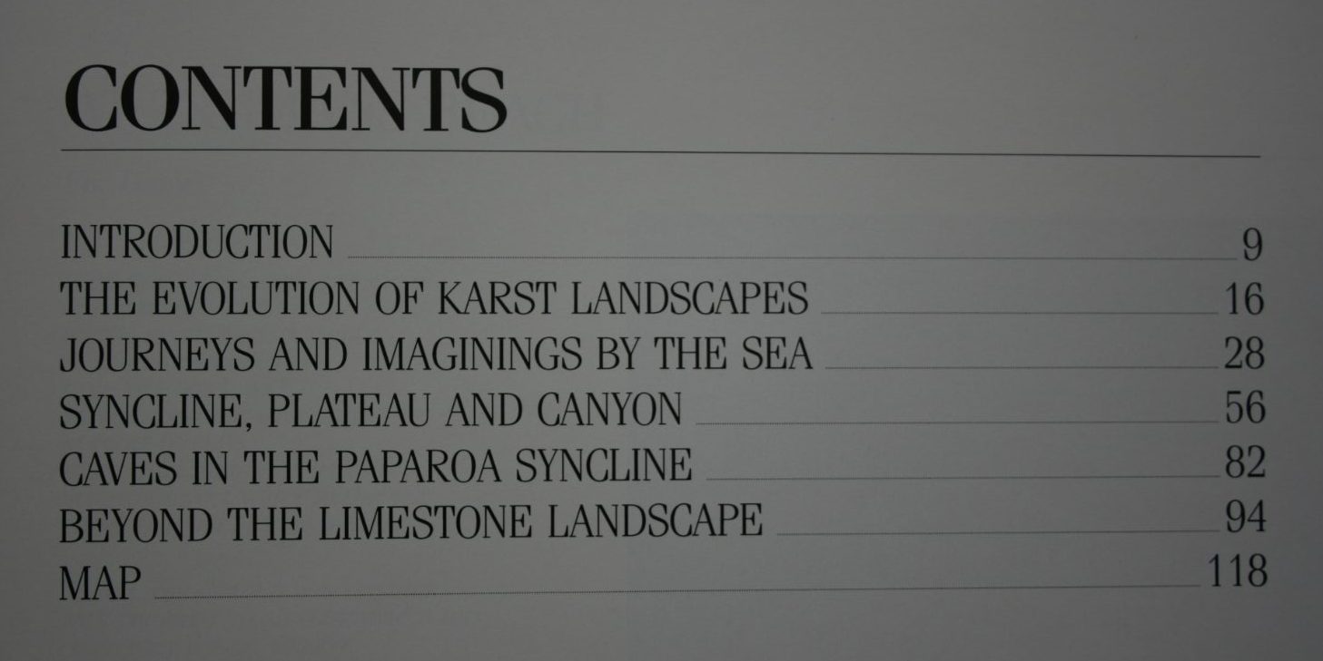 Images from a Limestone ­Landscape Journey into the Punakaiki-Paparoa Region By Craig Potton, Andy Dennis. SIGNED BY BOTH AUTHORS.