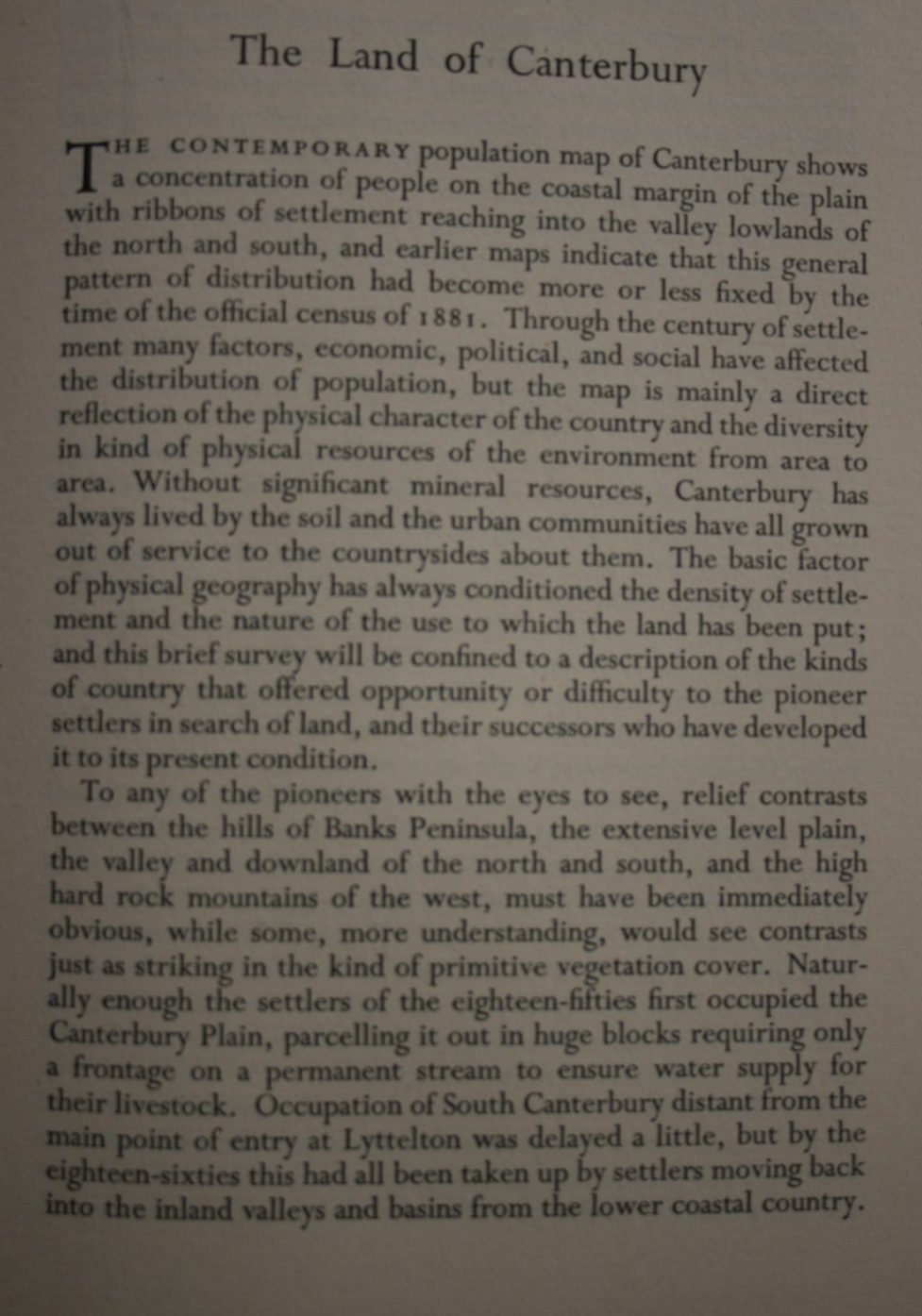 A History of Canterbury : Volume I: To 1854 James Hight, C R Straubel (editors).