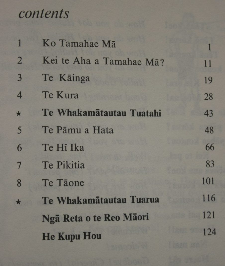 Te Rangatahi 1, (1974) Te Rangatahi 1 (1977). Two books