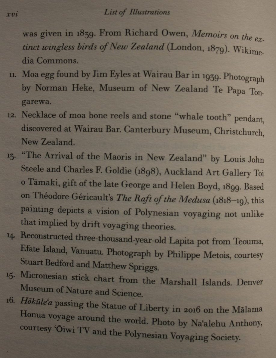 Sea People In Search of the Ancient Navigators of the Pacific By Christina Thompson.