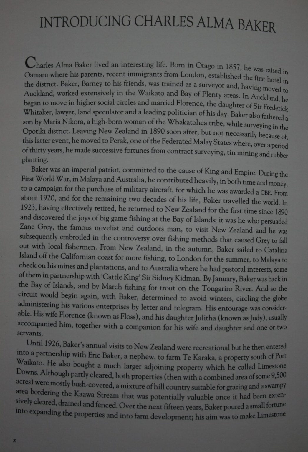 Imperial Patriot: Charles Alma Baker and the History of Limestone Downs by Barrie MacDonald.