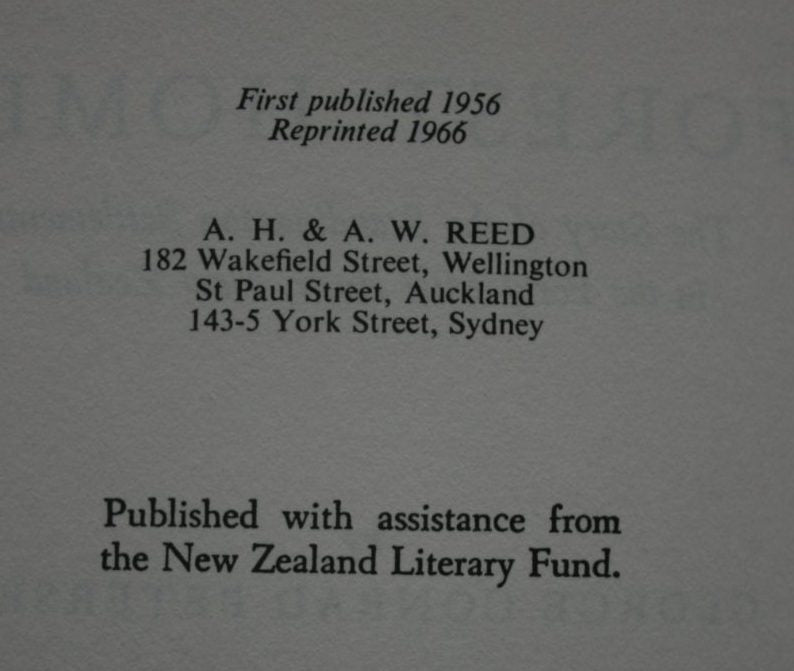 Forest Homes: The Story of the Scandinavian Settlements in the Forty Mile Bush, New Zealand. By G C Petersen. SCARCE.