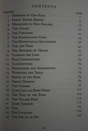 Forest Homes: The Story of the Scandinavian Settlements in the Forty Mile Bush, New Zealand. By G C Petersen. SCARCE.