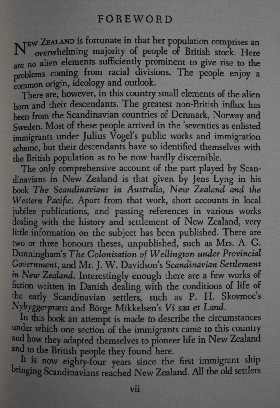 Forest Homes: The Story of the Scandinavian Settlements in the Forty Mile Bush, New Zealand. By G C Petersen. SCARCE.