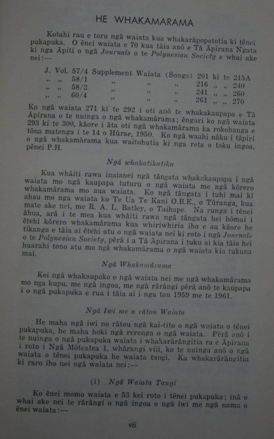 Nga Moteatea The songs. Tribal Songs of the Maori, scattered pieces from many canoe areas. Part. 3 (part III) collected by A T Ngata and translated by Pei Te Hurinui.