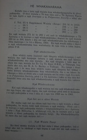 Nga Moteatea The songs. Tribal Songs of the Maori, scattered pieces from many canoe areas. Part. 3 (part III) collected by A T Ngata and translated by Pei Te Hurinui.