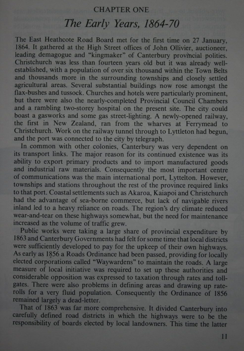 Along the Hills - A History of the Heathcote Road Board and the Heathcote County Council 1864-1989 by James Watson.