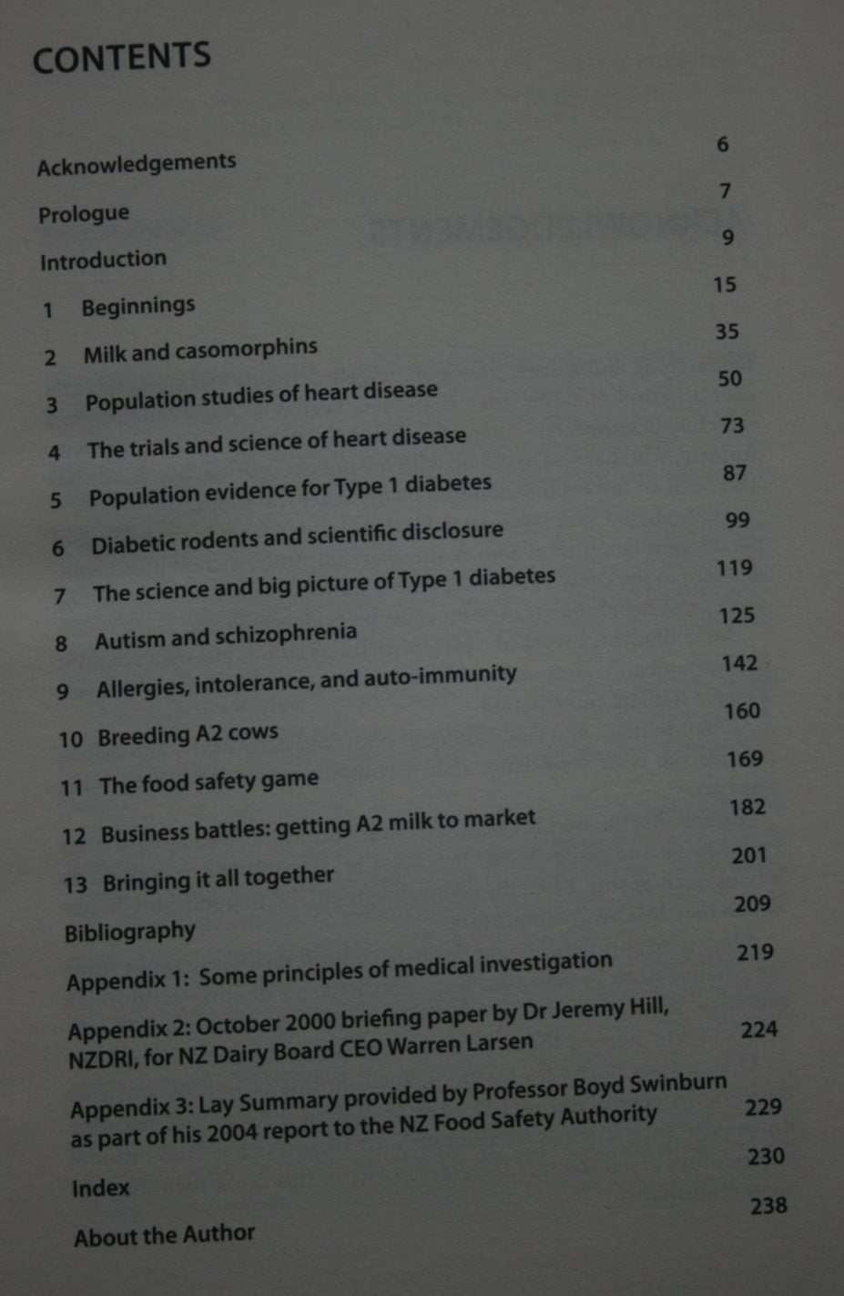 Devil in the Milk. Illness, Health and Politics - A1 and A2 Milk By Keith Woodford.