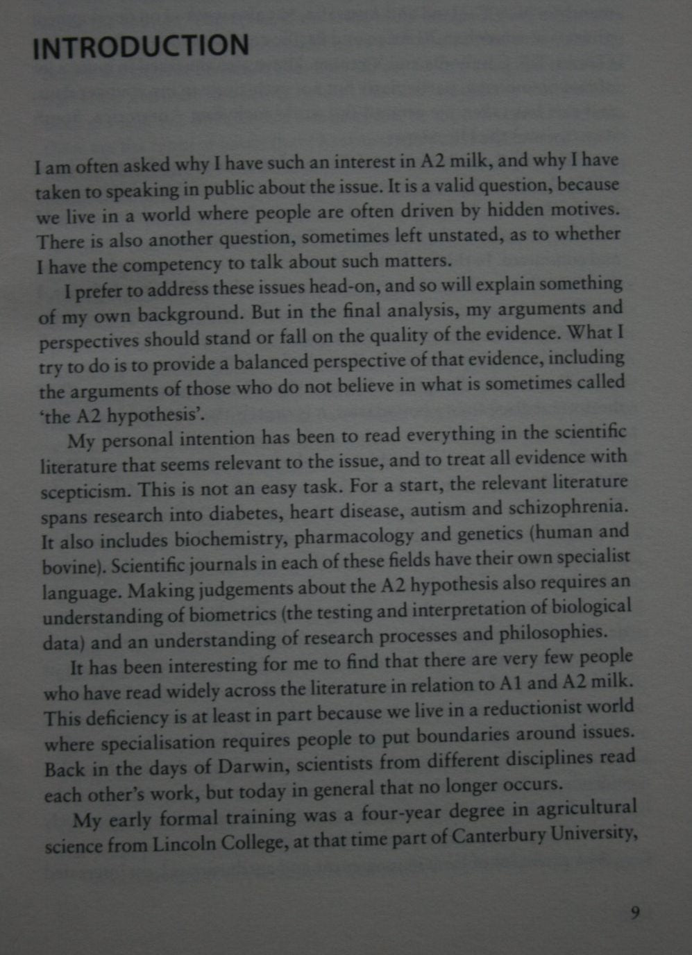 Devil in the Milk. Illness, Health and Politics - A1 and A2 Milk By Keith Woodford.