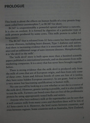 Devil in the Milk. Illness, Health and Politics - A1 and A2 Milk By Keith Woodford.