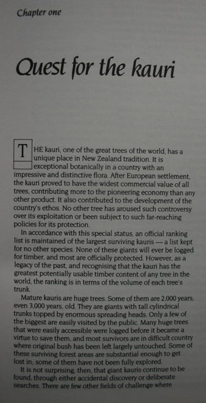 The world of the Kauri by HALKETT, John &amp; SALE, E.V.