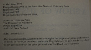 A Show of Justice Racial Amalgamation in Nineteenth Century New Zealand By Alan Ward.