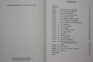 Ellesmere County - The Land, The Lake &amp; The People by G W Graham, &amp; L J B Chapple.