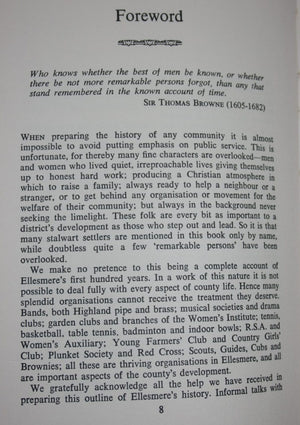 Ellesmere County - The Land, The Lake &amp; The People by G W Graham, &amp; L J B Chapple.