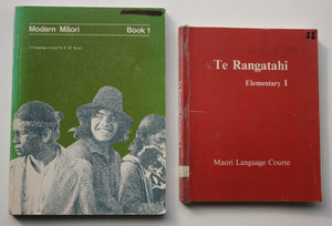 Te Rangatahi. Elementary 1. Modern Maori : Book 1 by M. Ryan. Two Books