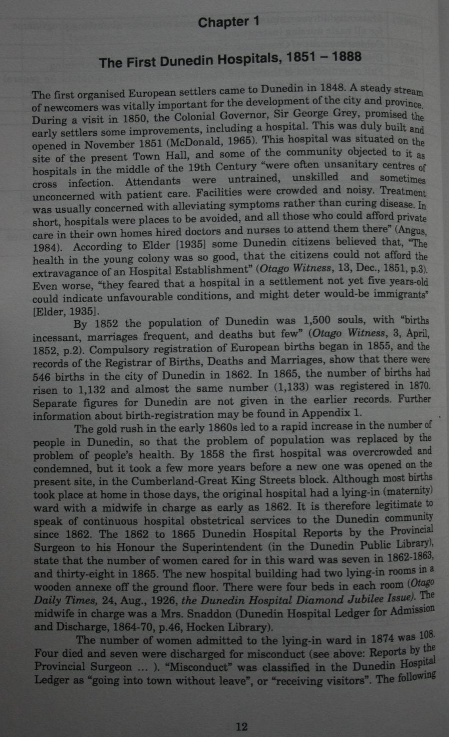 Labour of Love Childbirth at Dunedin Hospital, 1862-1972 by Adelheid Wassner. SIGNED BY AUTHOR.