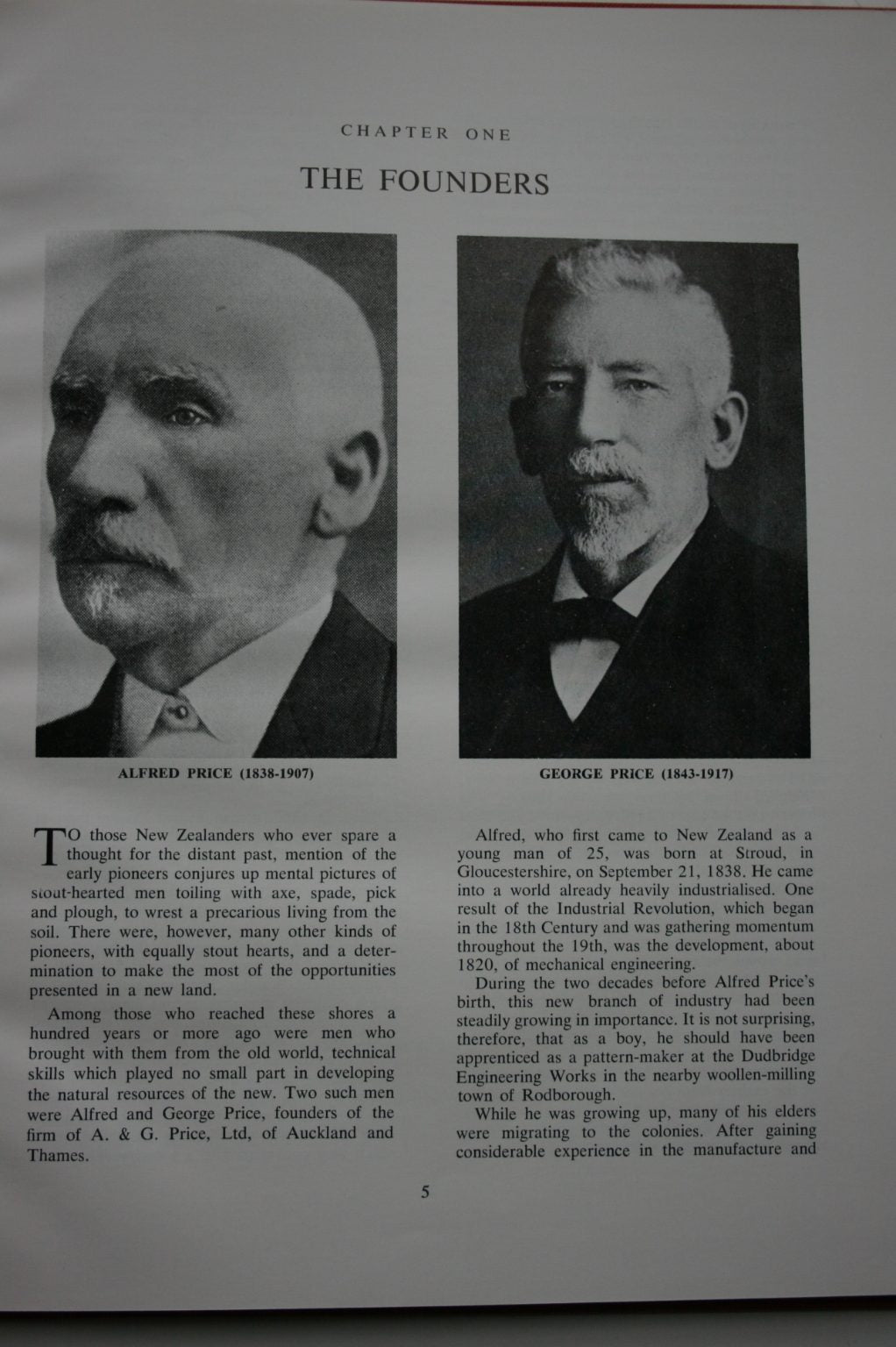 Men of Metal: The Story of A. &amp; G. Price Ltd., Auckland and Thames 1868-1968 by C. W. Vennell.