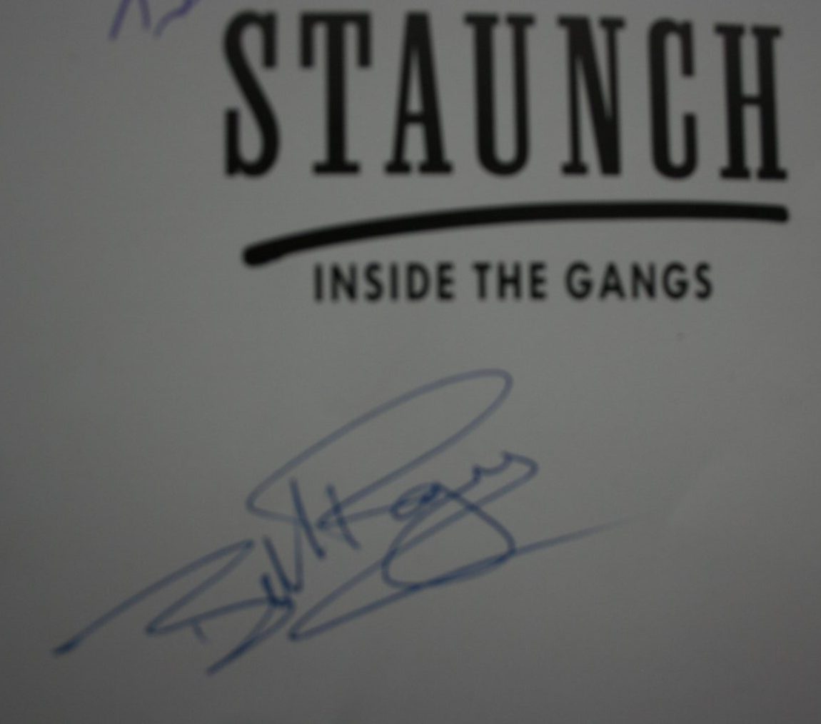 Staunch. Inside New Zealand's Gangs by Bill Payne. SIGNED BY AUTHOR. VERY SCARCE.