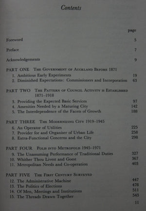 Decently And in Order - the Centennial History of the Auckland City Council. By G.W.A. Bush.