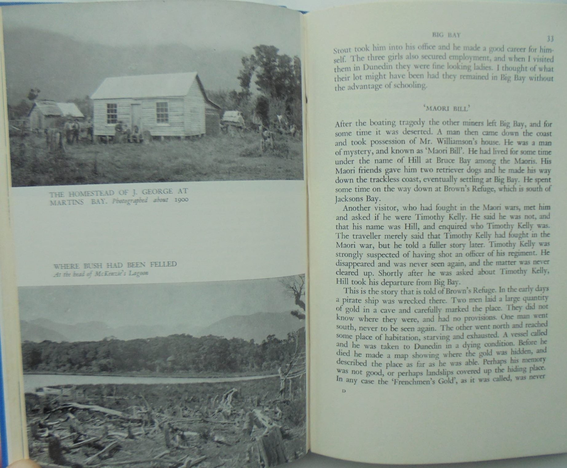 Pioneers of Martins Bay : The Story of New Zealand's Most Remote Settlement. By Alice Mckenzie.