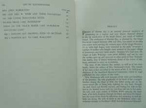 Pioneers of Martins Bay : The Story of New Zealand's Most Remote Settlement. By Alice Mckenzie.