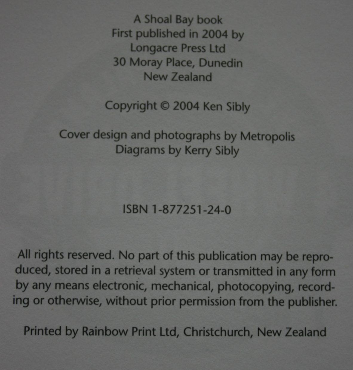 The New Zealand 4 Wheel Drive Handbook By Ken Sibly