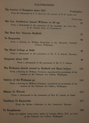 Rangiatea. The Story of the Otaki Church its First pastor and its People by Eric Ramsden.  1951, First Edition.