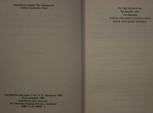 Na To Hoa Aroha: From Your Dear Friend: The Correspondence Between Sir Apirana Ngata and Sir Peter Buck, Volume 1 (1925-1929) Edited by M. P. K. Sorrenson. 1986, First Edition. VERY SCARCE.