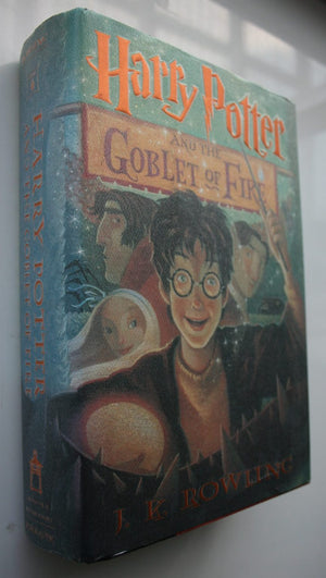 Harry Potter and the ­Goblet of Fire By J. K. Rowling, Illustrated by Mary Grandpré. 2000, First Edition, First Printing. Number line 10 through to 1.