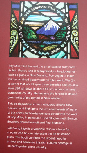 Capturing Light Roy Miller - New Zealand Stained Glass Artist By Brian Miller.