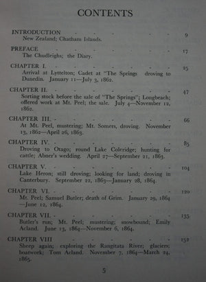 Diary of E. R. Chudleigh Chatham Islands 1862-1921