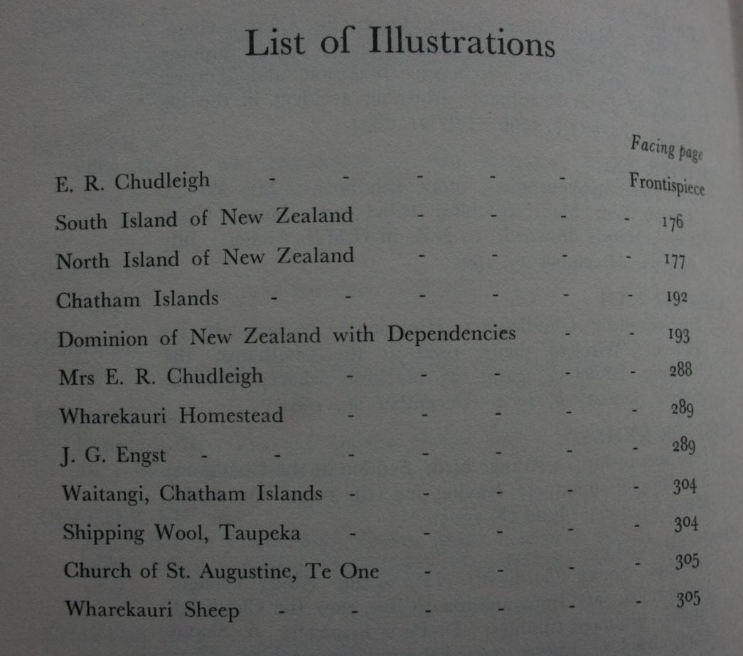 Diary of E. R. Chudleigh Chatham Islands 1862-1921