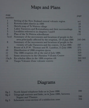 Tarawera the Volcanic Eruption of 10 June 1886 By Ronald F. Keam. FIRST EDITION. VERY SCARCE.