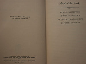 The Second World War Volumes 1 - 5. by Winston S. Churchill. ALL ARE FIRST AUSTRALIAN EDITIONS.