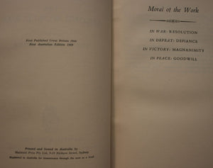 The Second World War Volumes 1 - 5. by Winston S. Churchill. ALL ARE FIRST AUSTRALIAN EDITIONS.