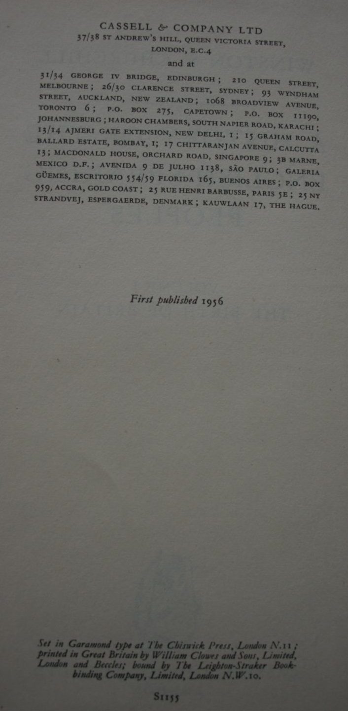 A History of the English Speaking Peoples (4 volumes) by Winston S. Churchill. ALL ARE FIRST BRITISH EDITIONS.