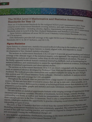 Sigma Statistics: NCEA Level 3 By David Barton and Claire Laverty (2013)