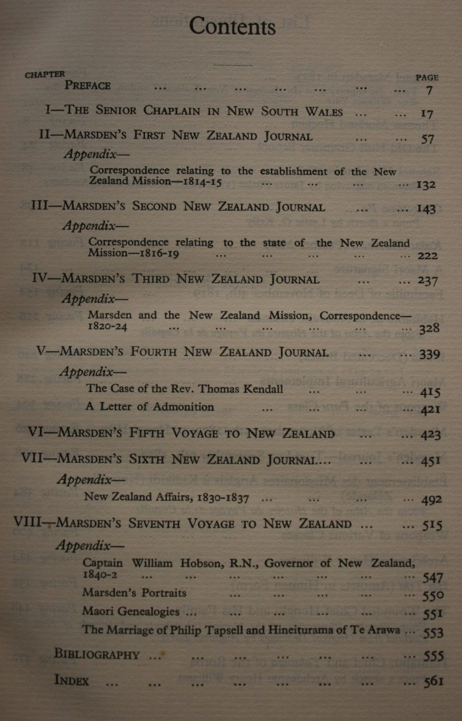 The Letters and Journals of Samuel Marsden 1765-1838 by John R Elder (ED). SIGNED BY EDITOR. LIMITED FIRST EDITION of 1000 copies.