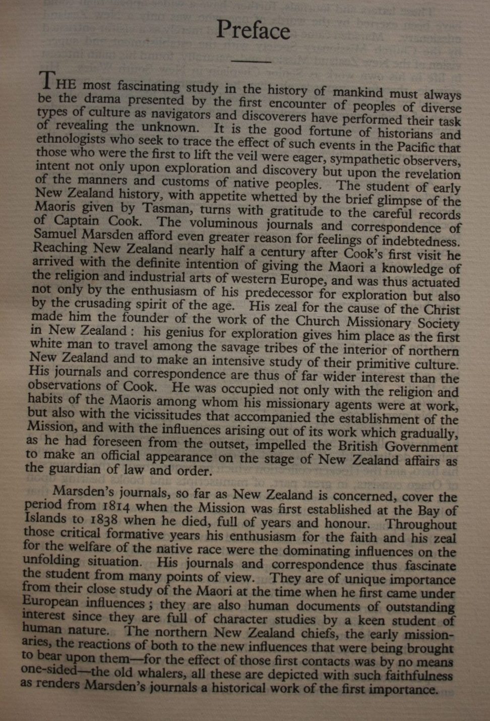 The Letters and Journals of Samuel Marsden 1765-1838 by John R Elder (ED). SIGNED BY EDITOR. LIMITED FIRST EDITION of 1000 copies.