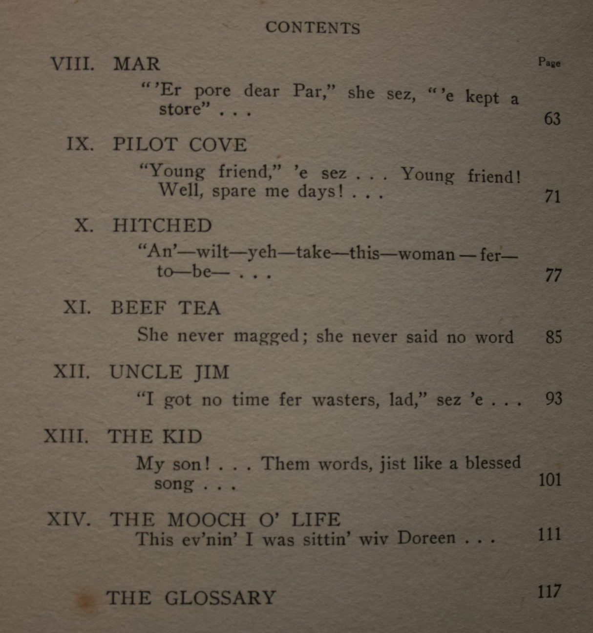 The Songs of a Sentimental Bloke By C. J. Dennis. (1916)