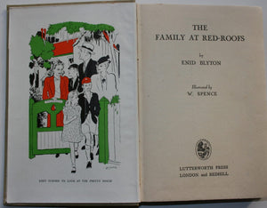 The Family At Red-Roofs. by Enid Blyton. 1945 First Edition with jacket